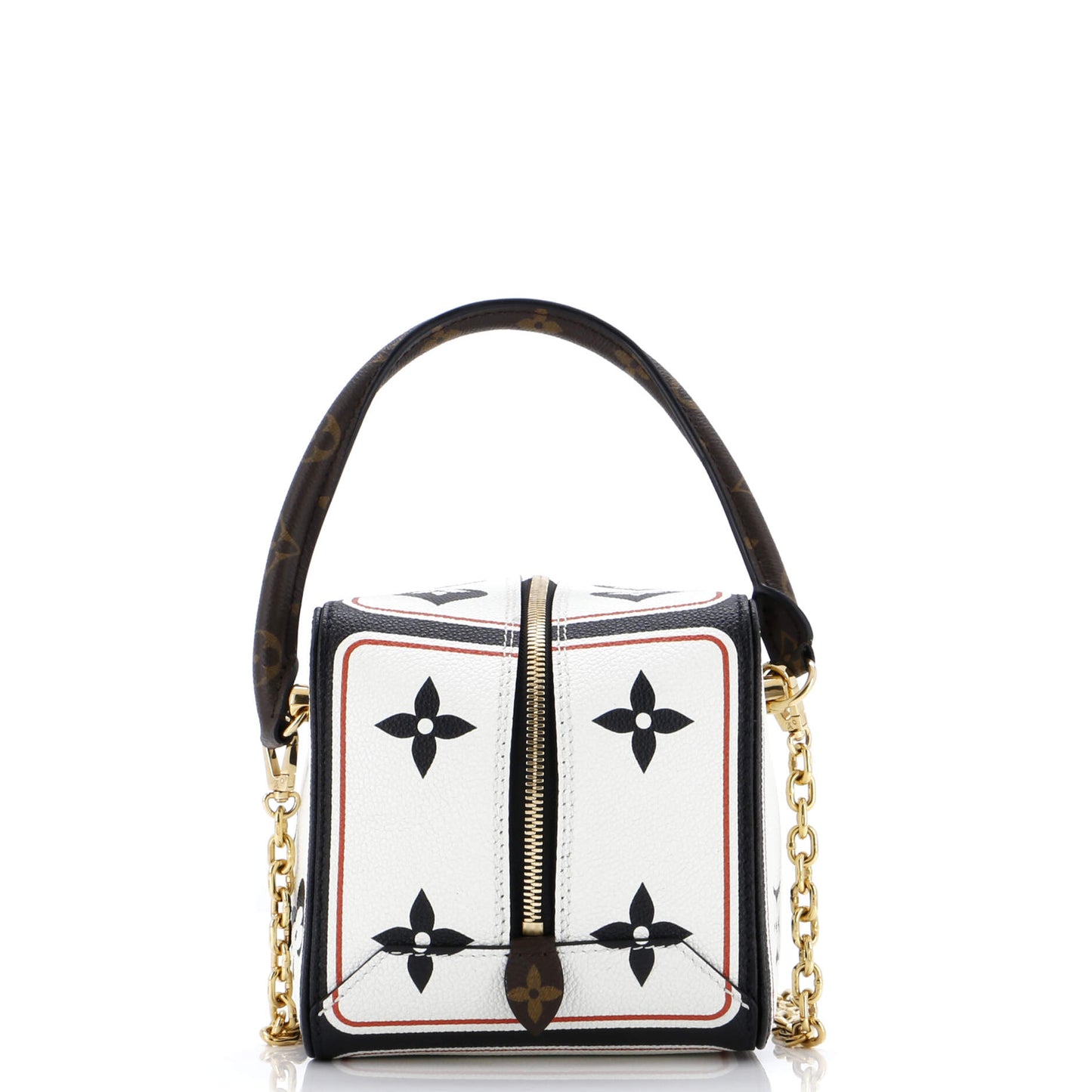 Square Bag Limited Edition Game On Leather with Monogram Canvas