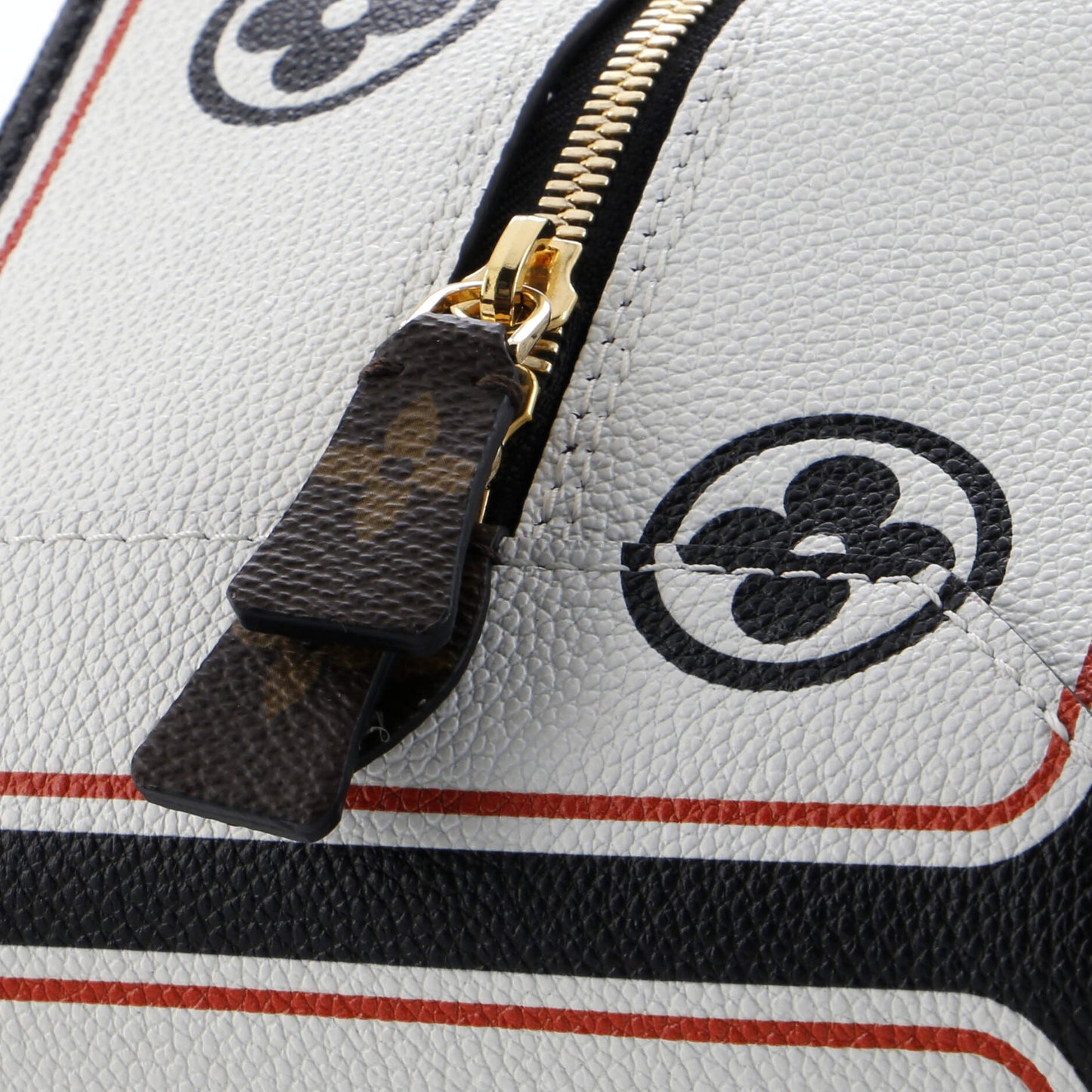 Square Bag Limited Edition Game On Leather with Monogram Canvas