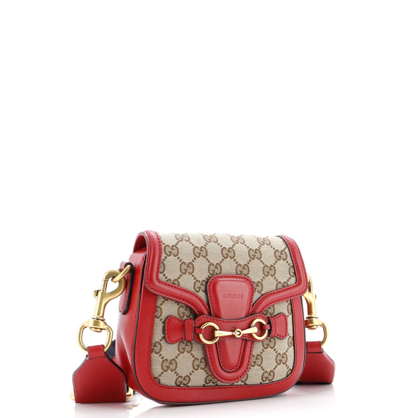 Lady Web Shoulder Bag GG Canvas Small