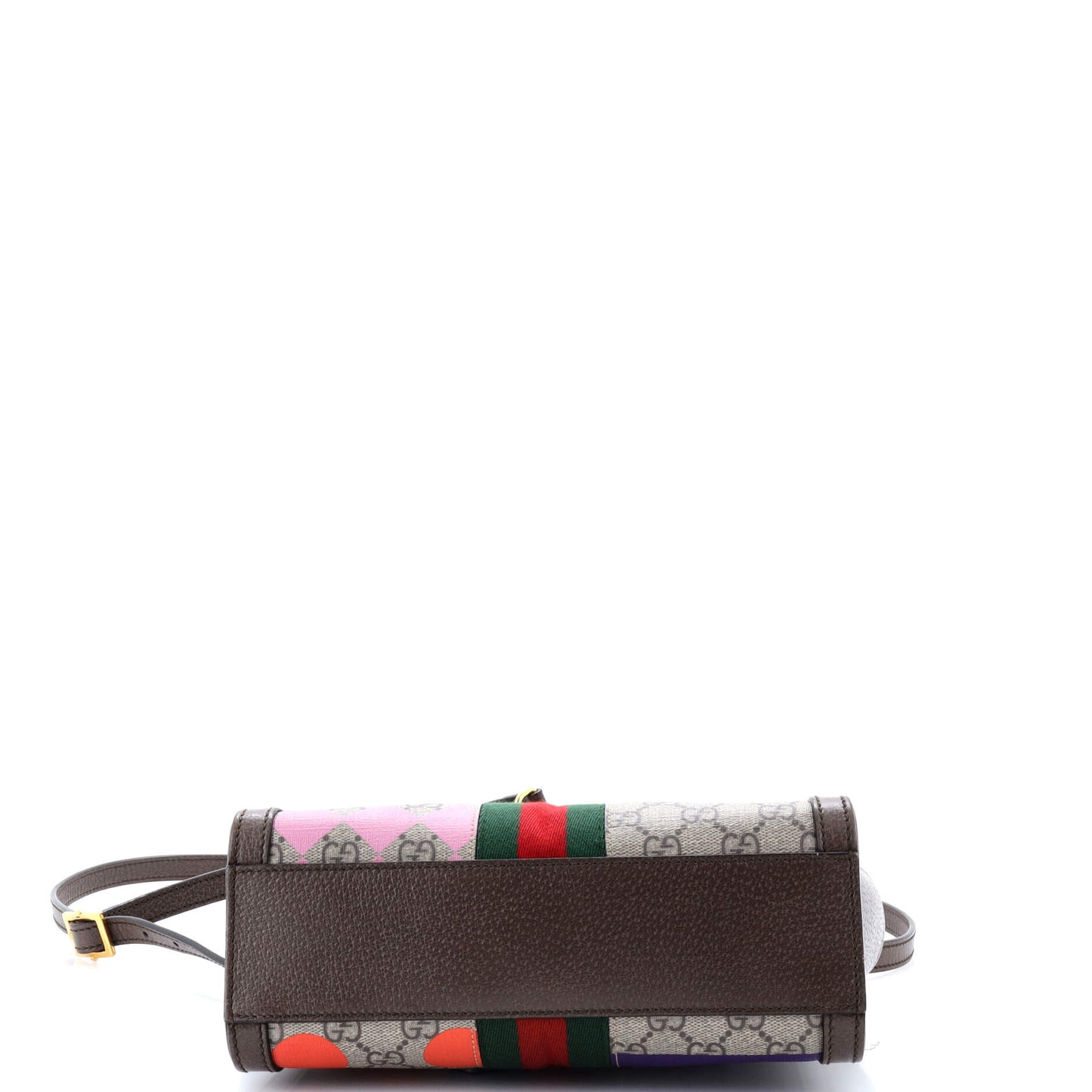 Ophidia Top Handle Tote Geometric GG Coated Canvas Small