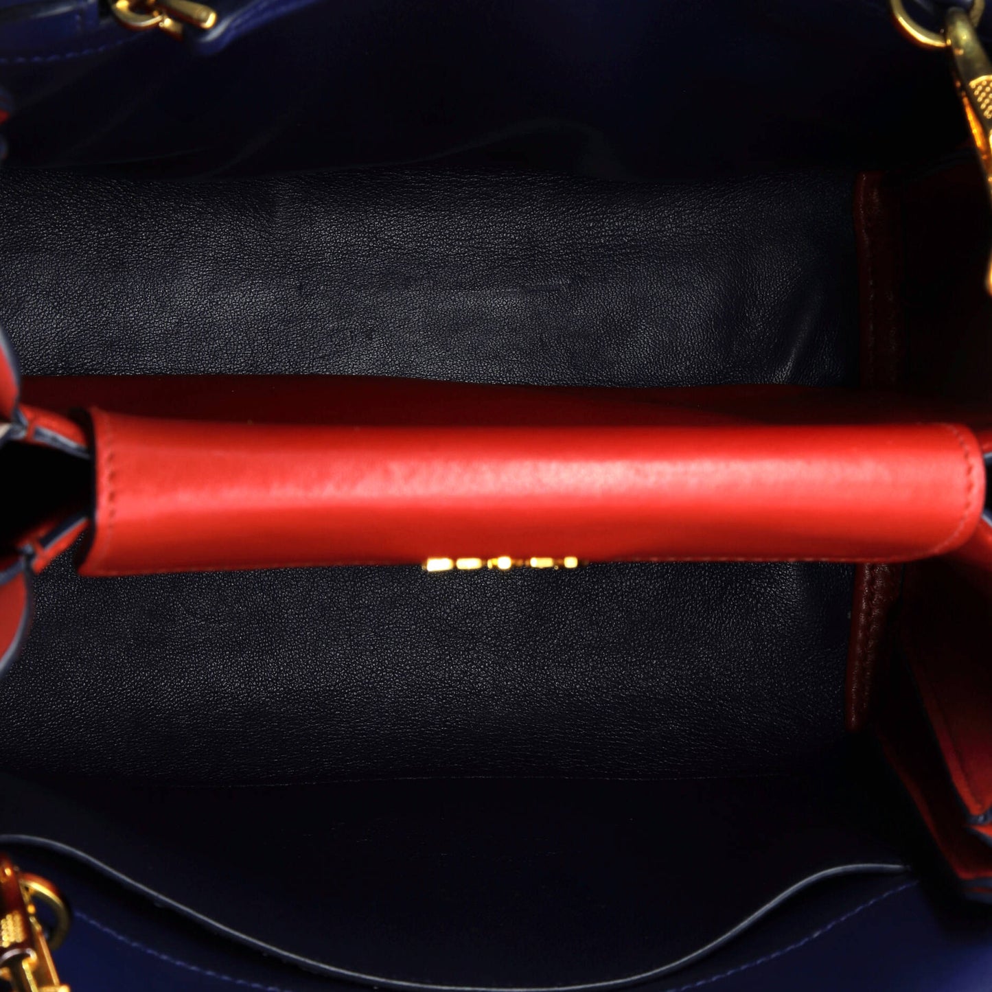 Bibliotheque Tote Saffiano with City Calf Small