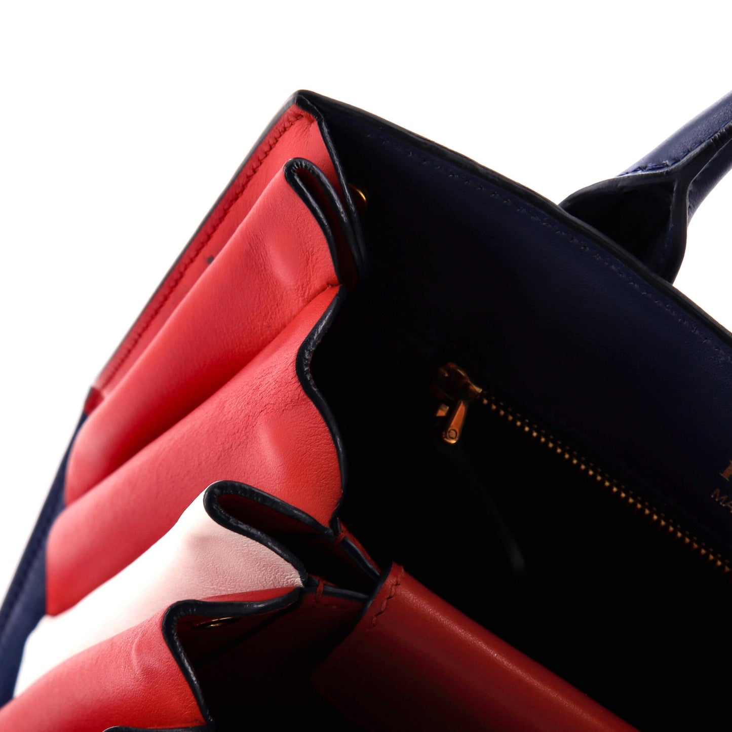 Bibliotheque Tote Saffiano with City Calf Small