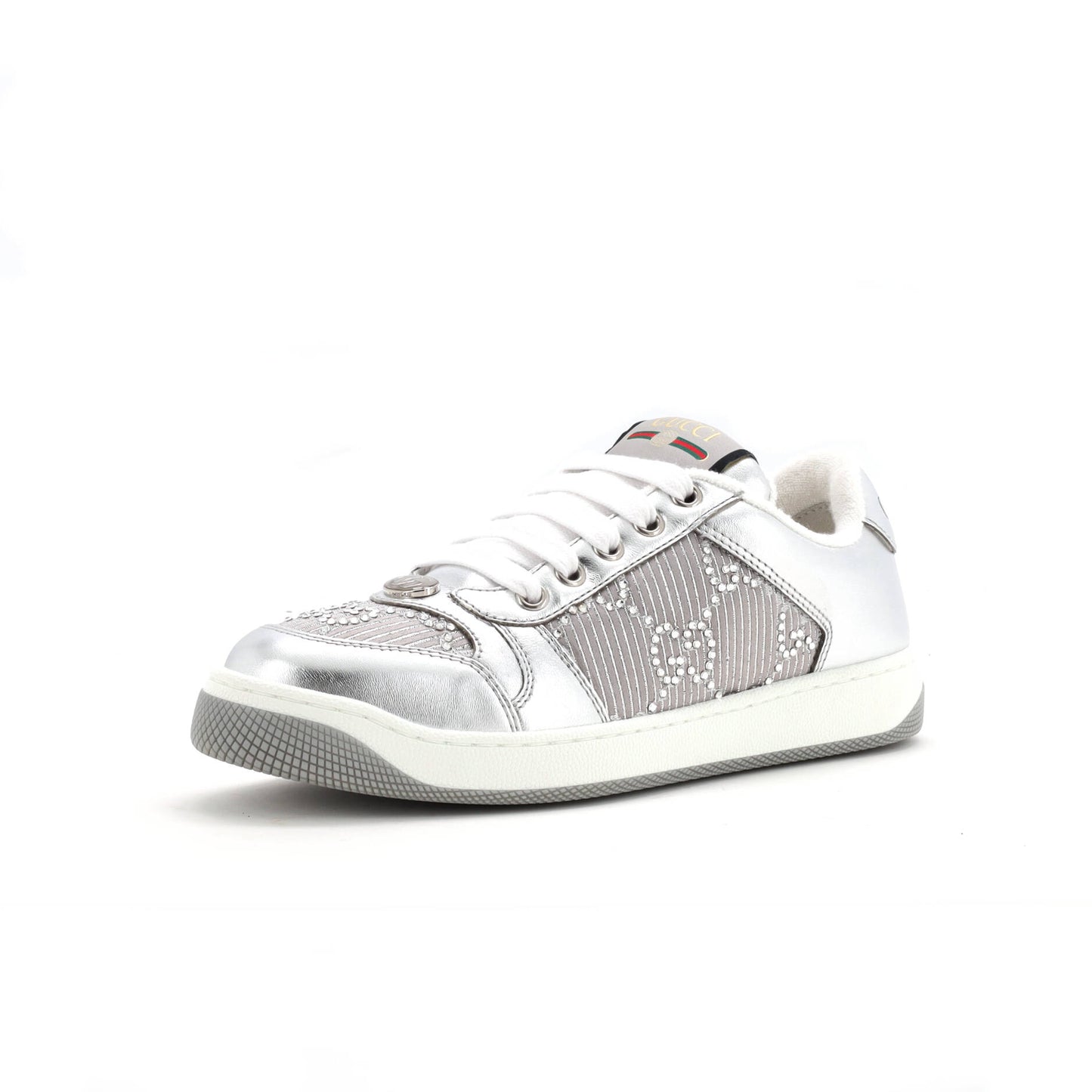 Screener Sneakers GG Canvas with Crystals