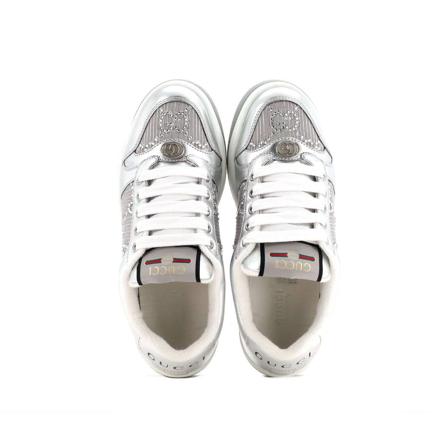 Screener Sneakers GG Canvas with Crystals