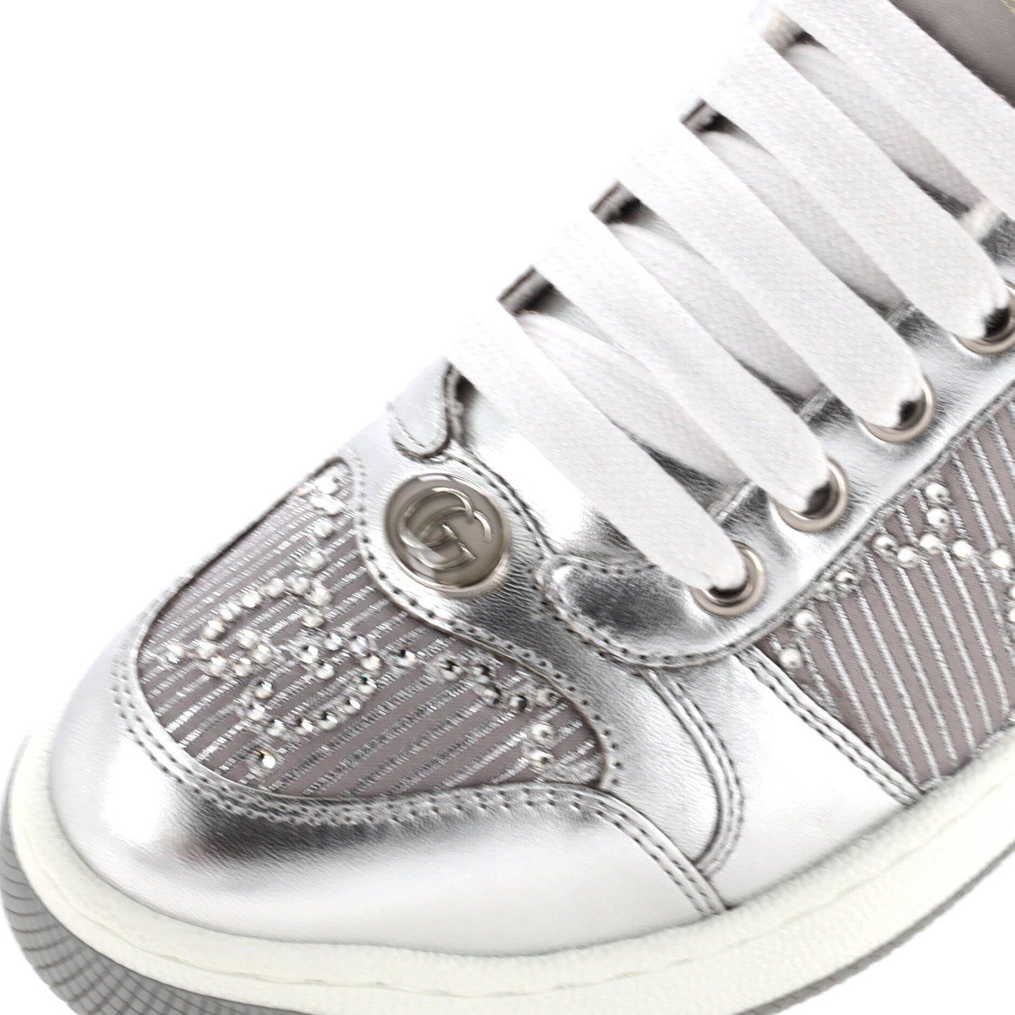 Screener Sneakers GG Canvas with Crystals