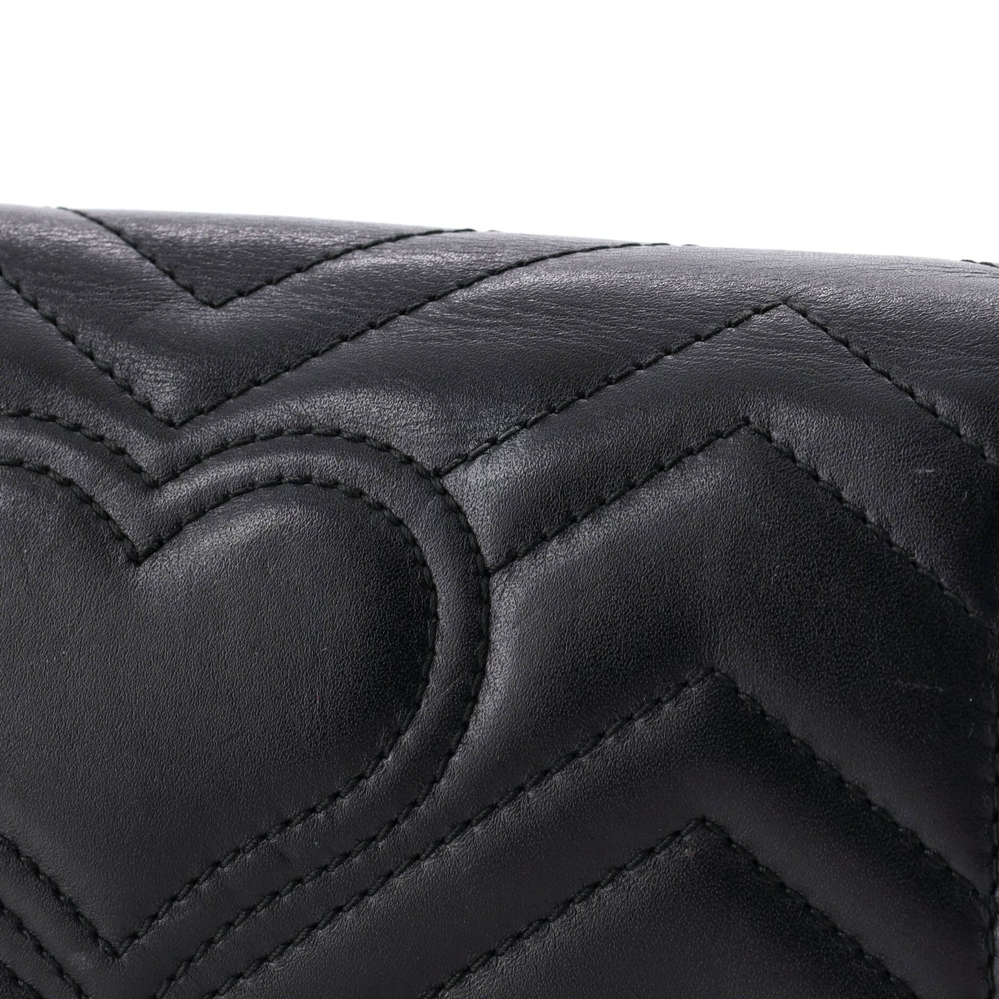 GG Marmont Chain Flap Bag Embellished Matelasse Leather Mini