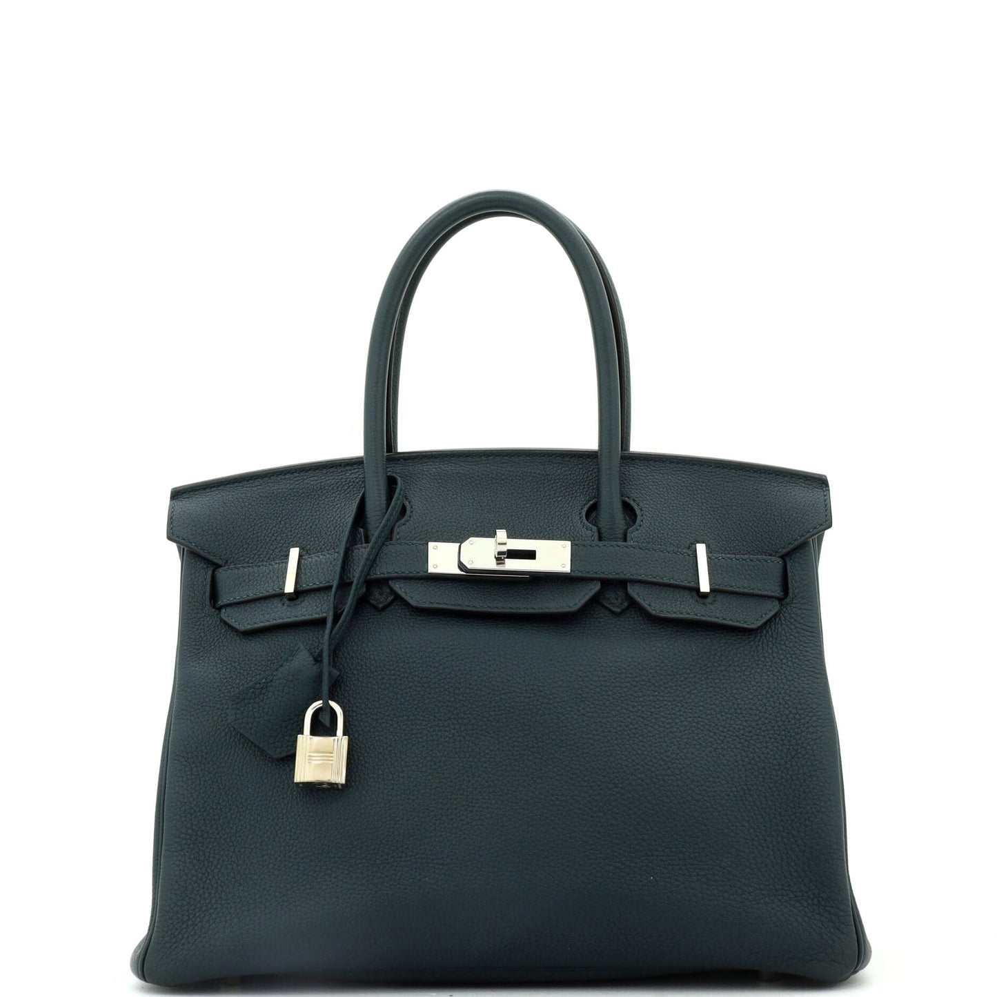 Birkin Handbag Vert Cypress Maurice with Palladium Hardware 30