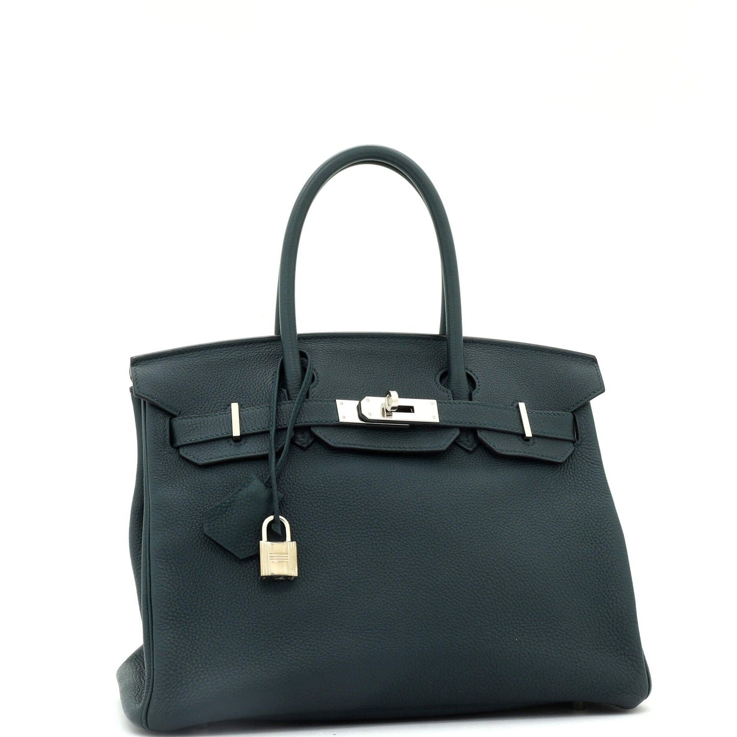 Birkin Handbag Vert Cypress Maurice with Palladium Hardware 30