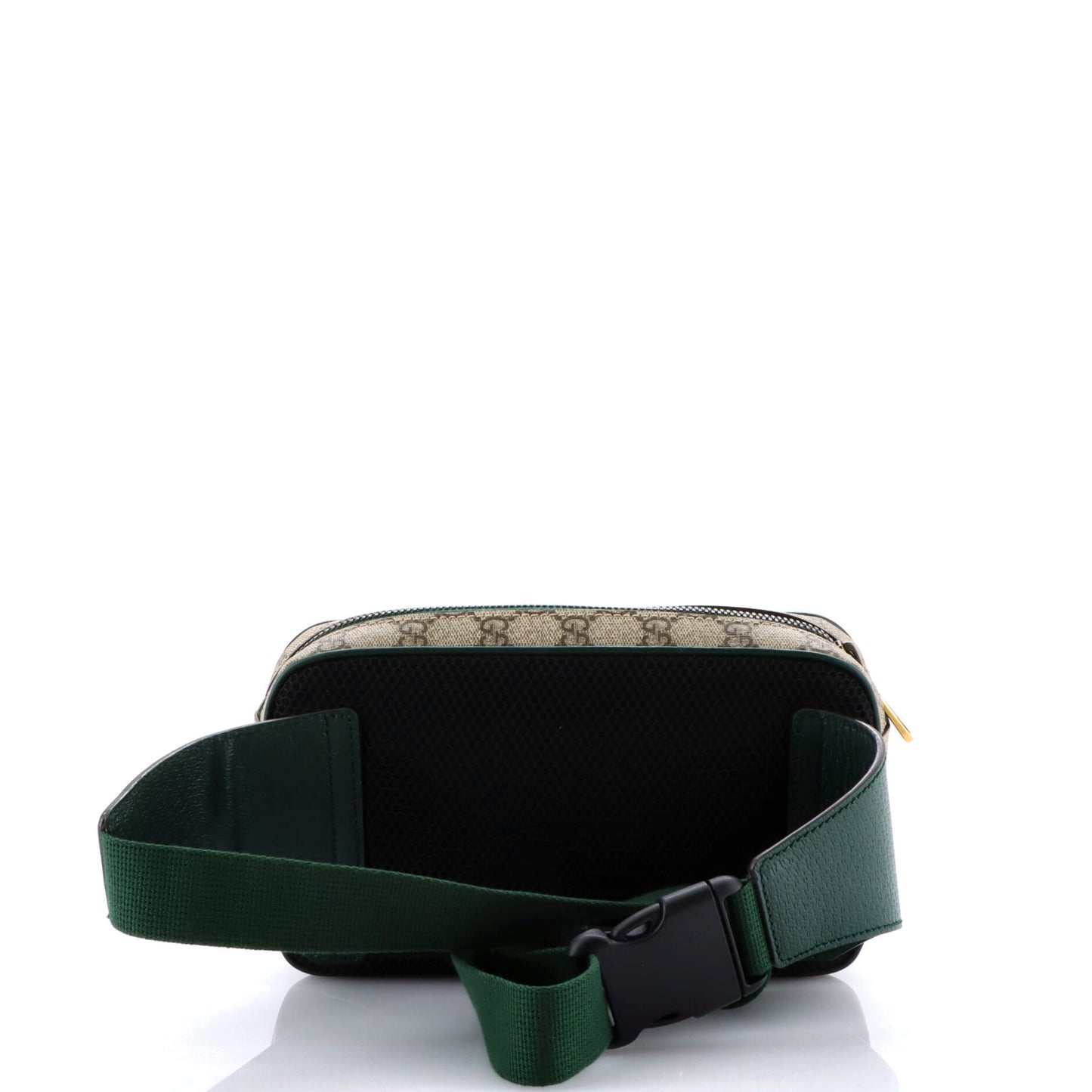 Front Zip Belt Bag GG Coated Canvas and Quilted Mini GG Canvas Medium