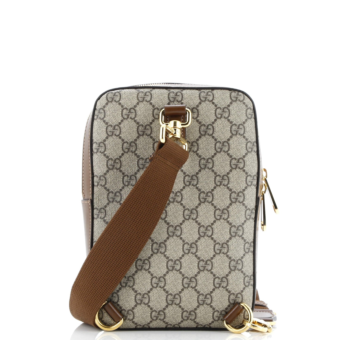 Interlocking G Patch Sling Bag GG Coated Canvas Small