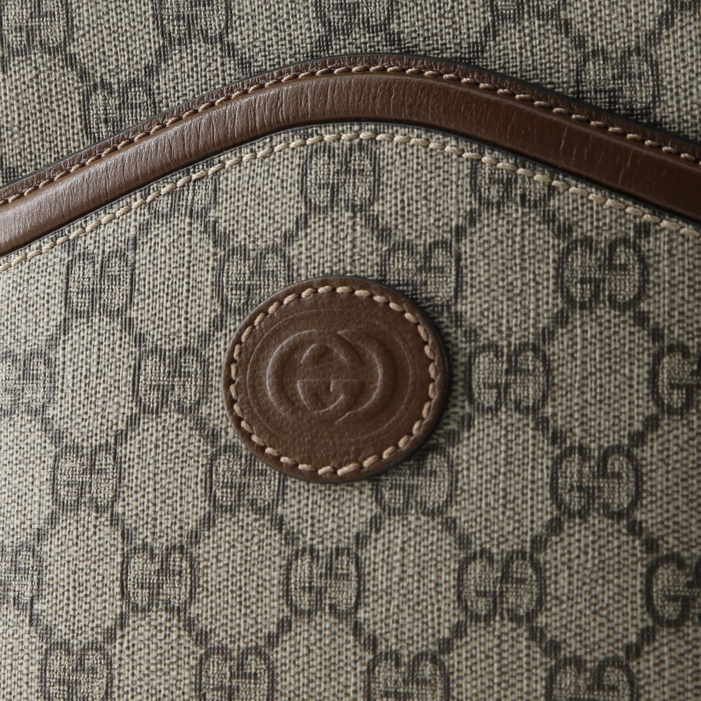 Interlocking G Patch Sling Bag GG Coated Canvas Small