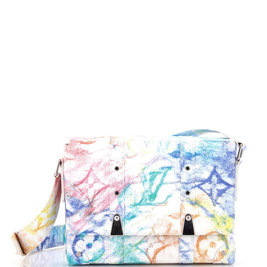 Trunk Messenger Bag Limited Edition Monogram Pastel Multicolor