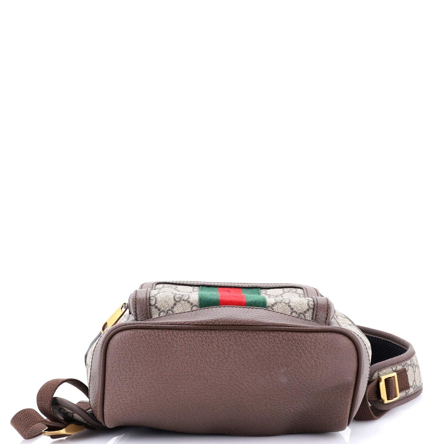 Ophidia Backpack GG Coated Canvas and Leather Small