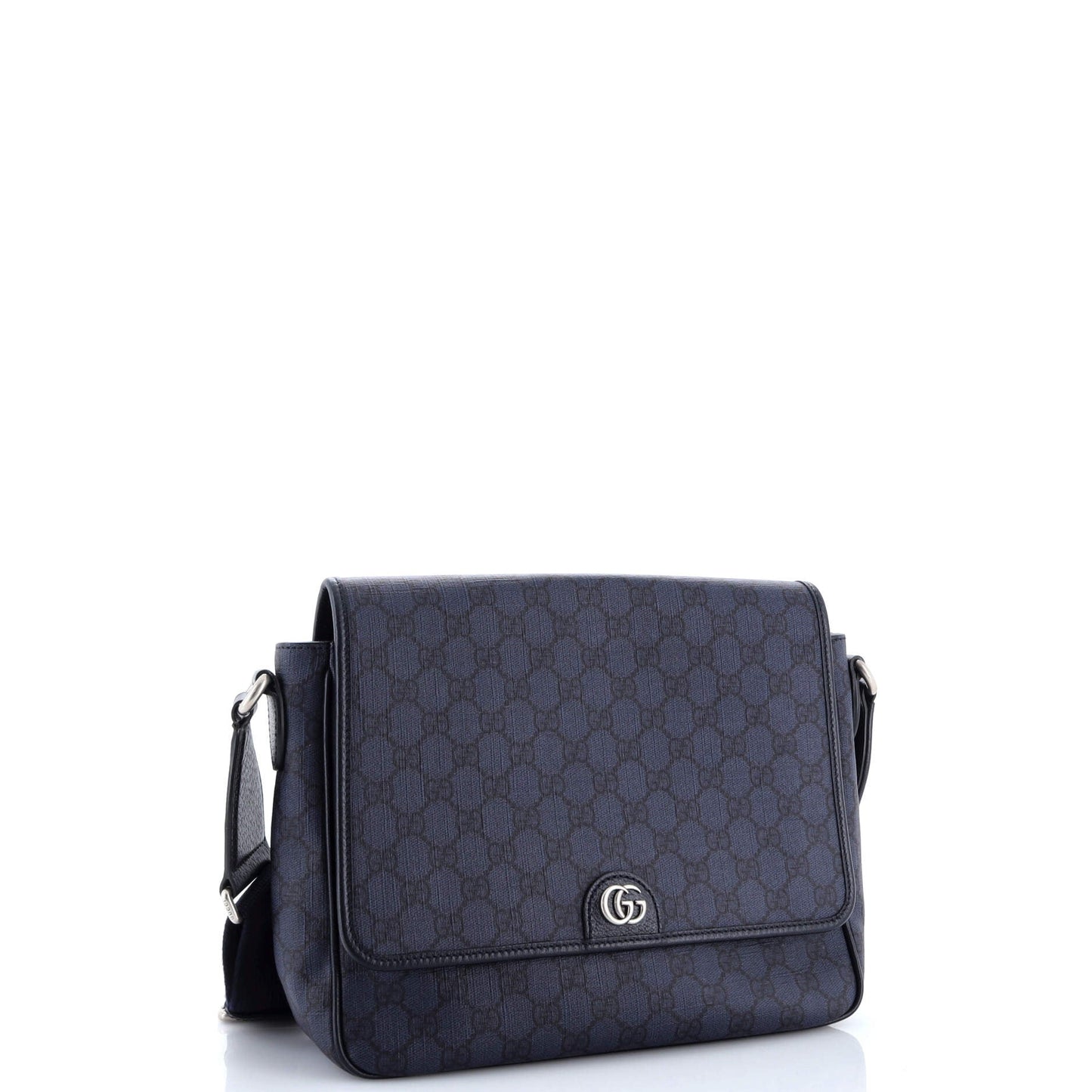 Ophidia Flap Messenger Bag GG Coated Canvas Medium