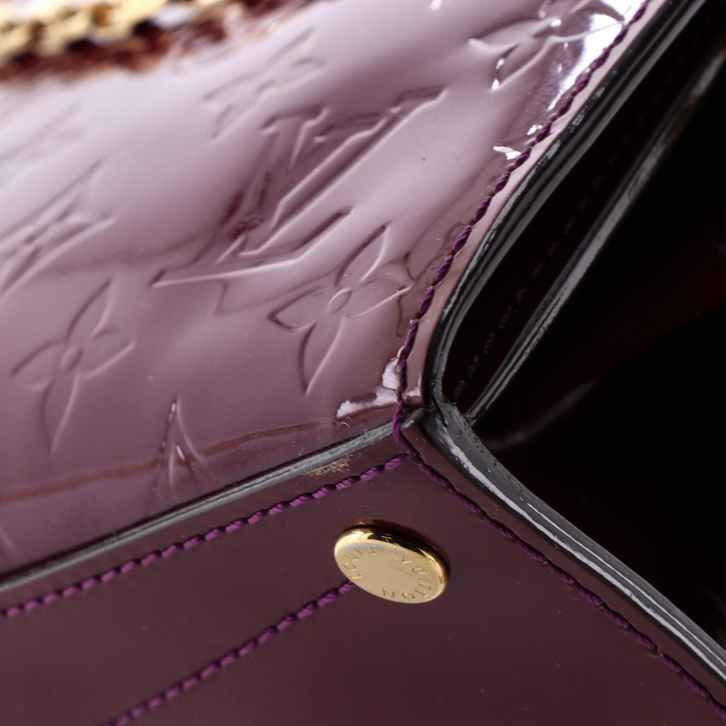 Virginia Handbag Monogram Vernis PM