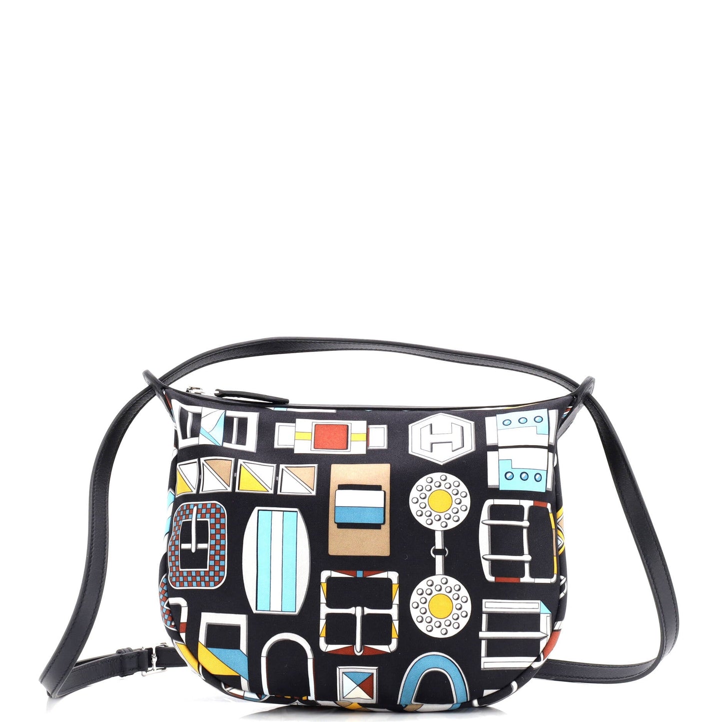 Sursoie To Go Pouch Printed Silk and Leather