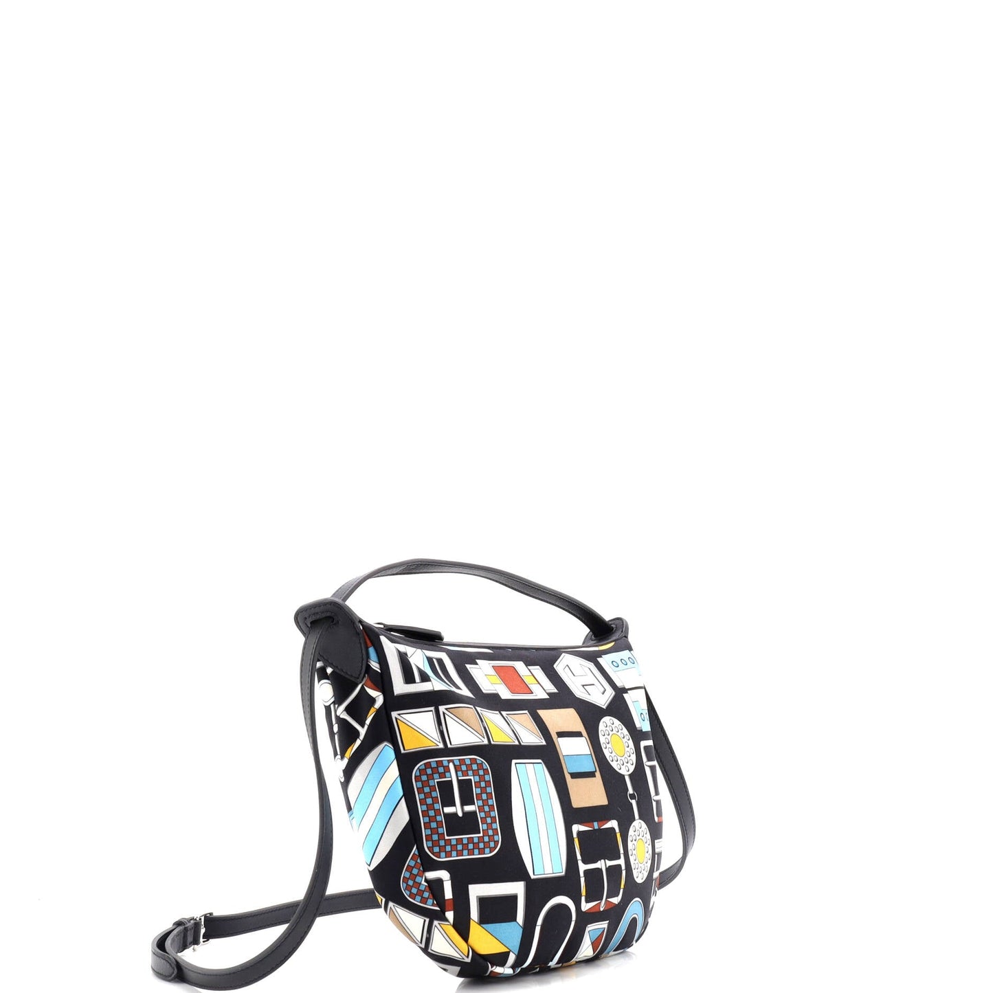 Sursoie To Go Pouch Printed Silk and Leather