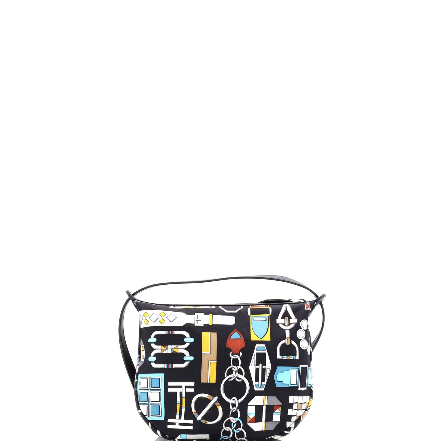 Sursoie To Go Pouch Printed Silk and Leather