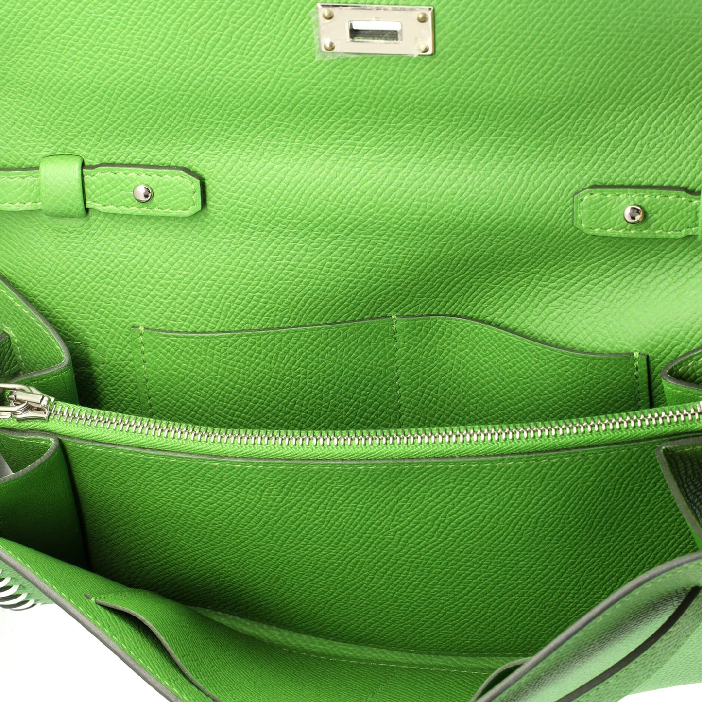 Kelly To Go Wallet Tressage Epsom