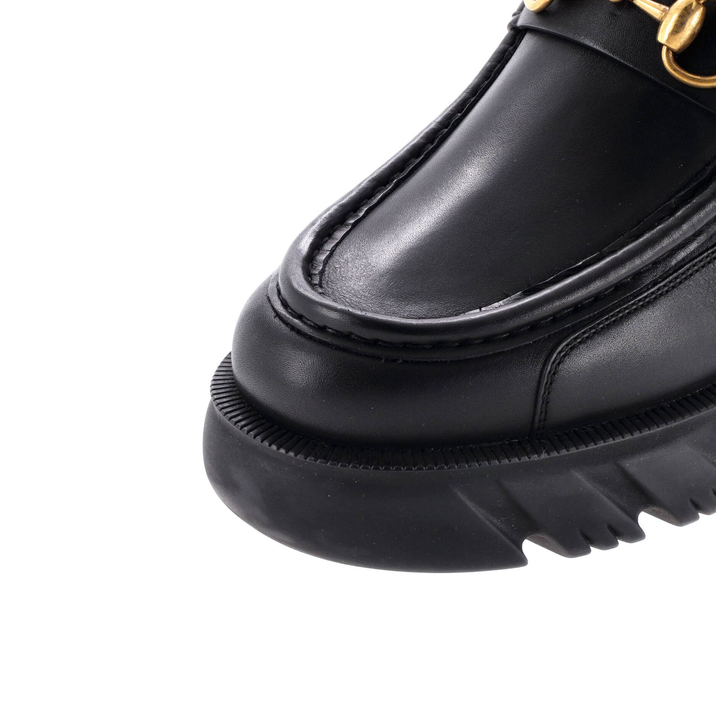 Women's Quebec Horsebit Chelsea Boots Leather with GG Elastic