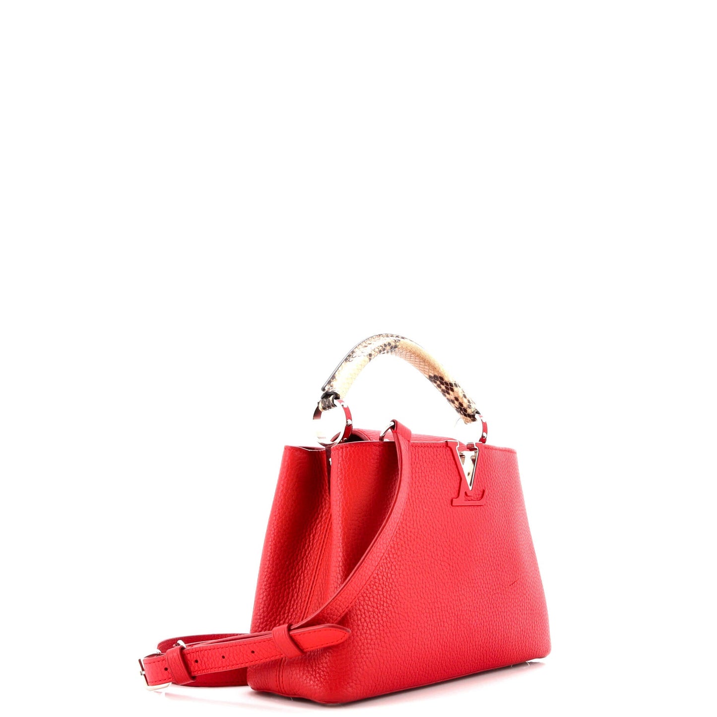 Capucines Bag Leather with Snakeskin BB