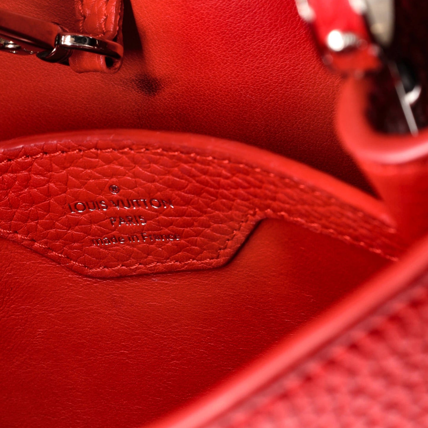 Capucines Bag Leather with Snakeskin BB