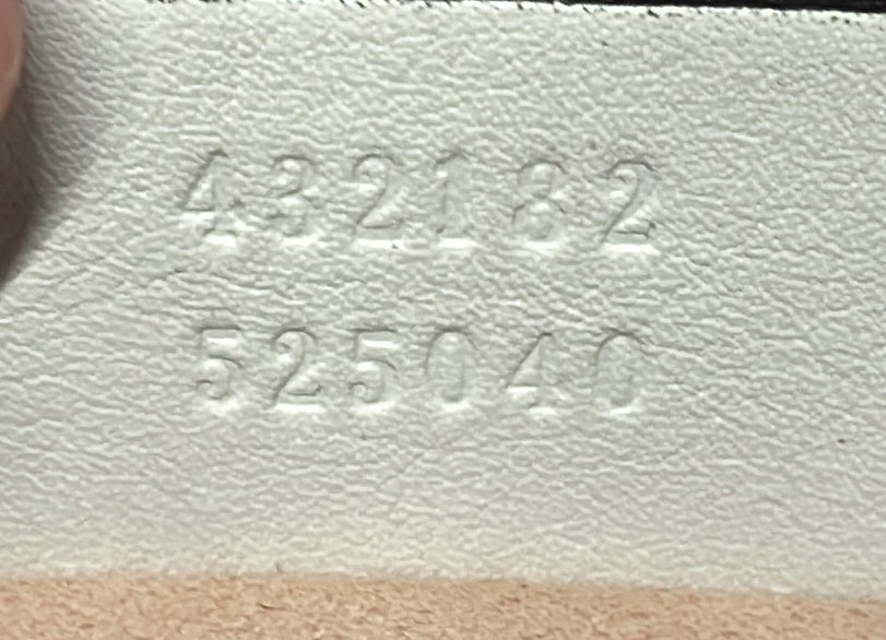 Pearly Padlock Shoulder Bag GG Coated Canvas with Studded Leather Small