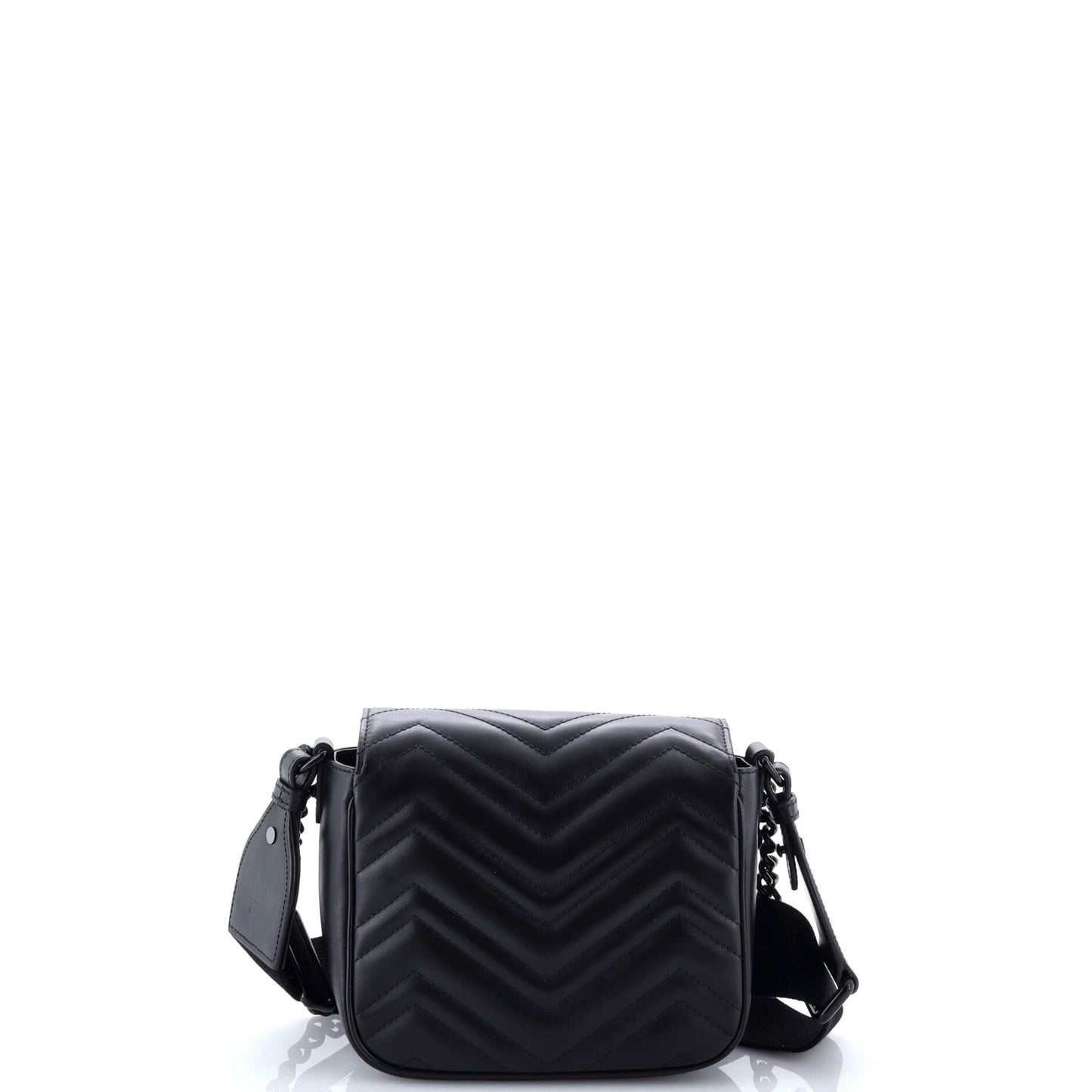 GG Marmont Convertible Flap Shoulder Bag Matelasse Leather Mini