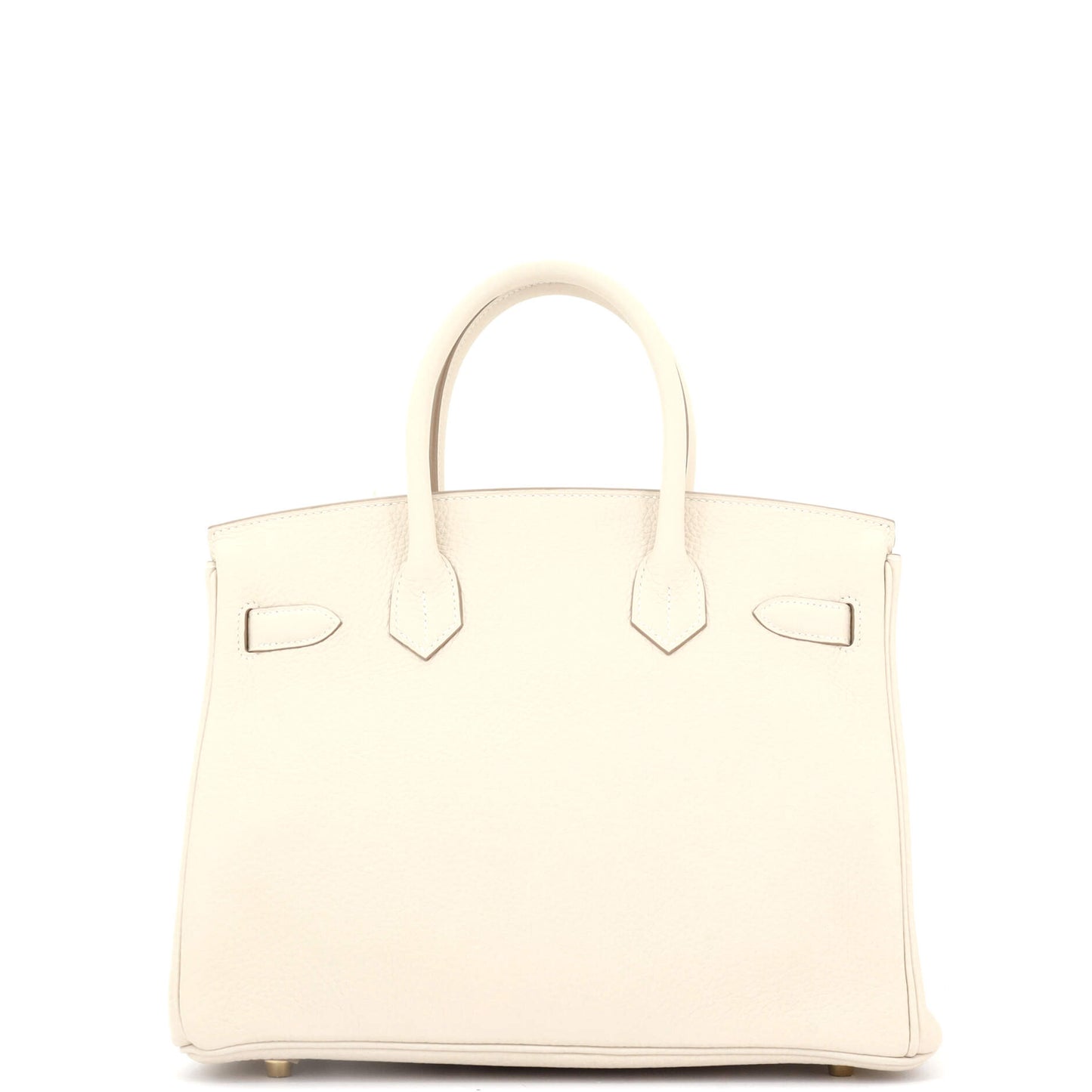 Birkin Handbag Light Clemence with Gold Hardware 30
