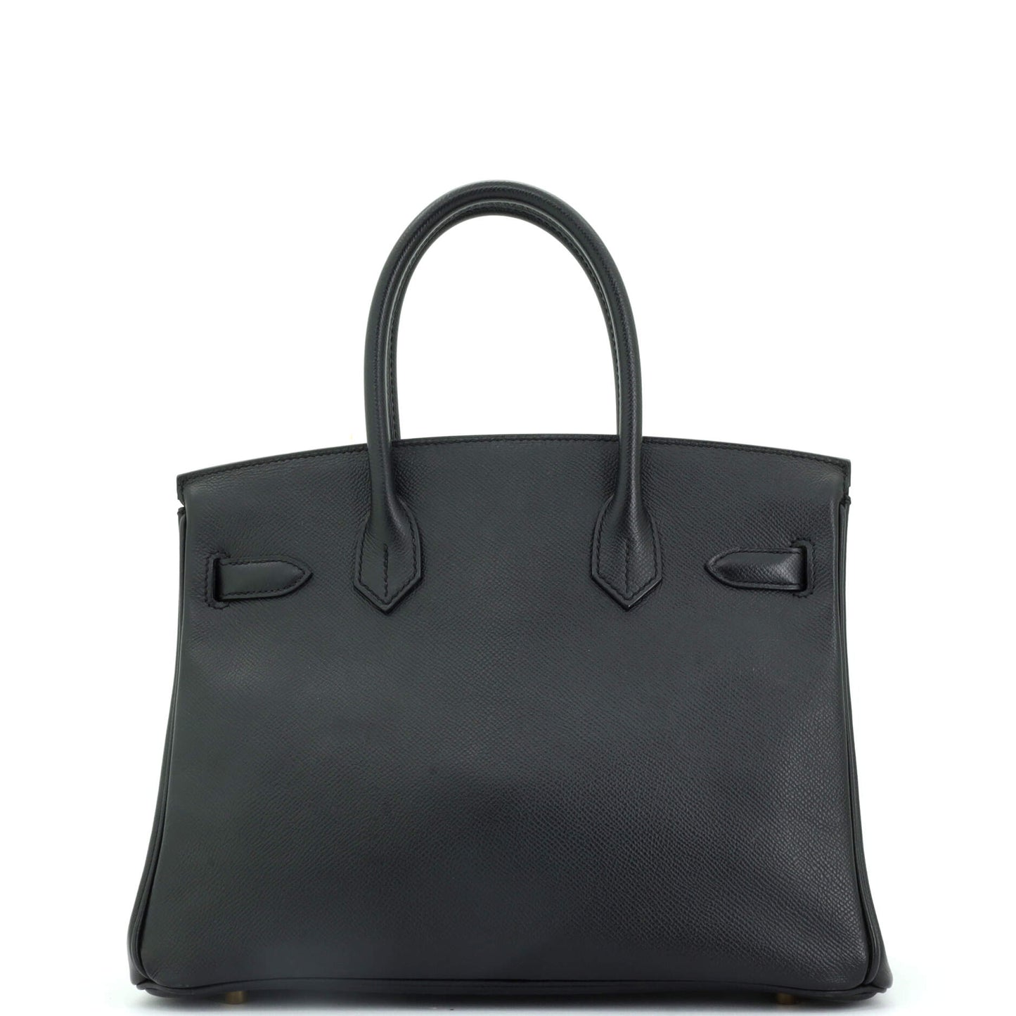 Birkin Handbag Noir Epsom with Gold Hardware 30