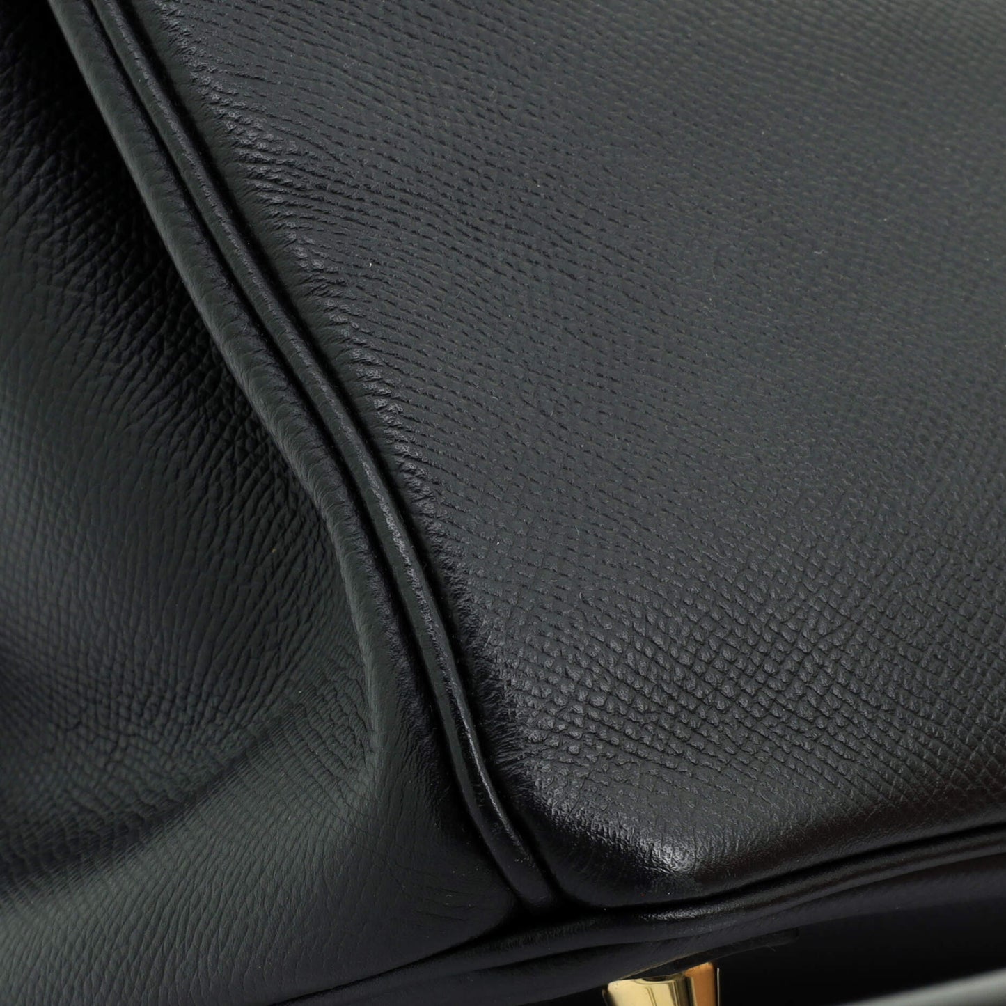 Birkin Handbag Noir Epsom with Gold Hardware 30