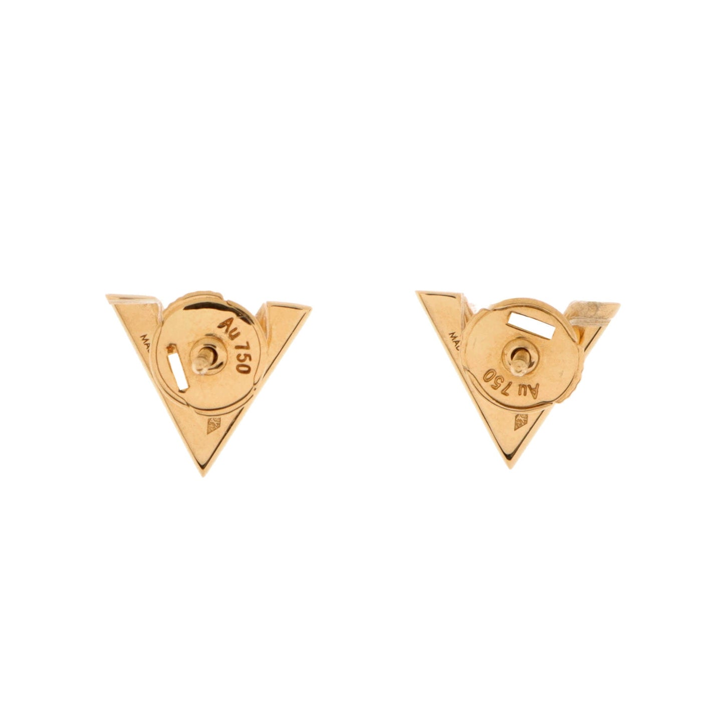 LV Volt One Stud Earrings 18K Yellow Gold with Diamonds