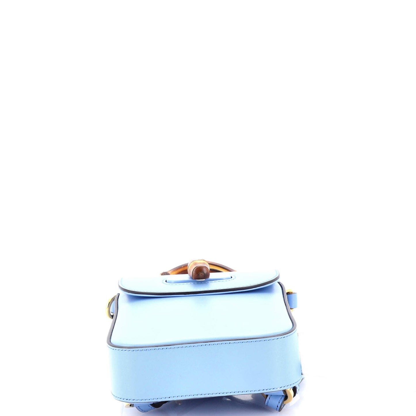 Bamboo Top Handle Backpack Leather Mini