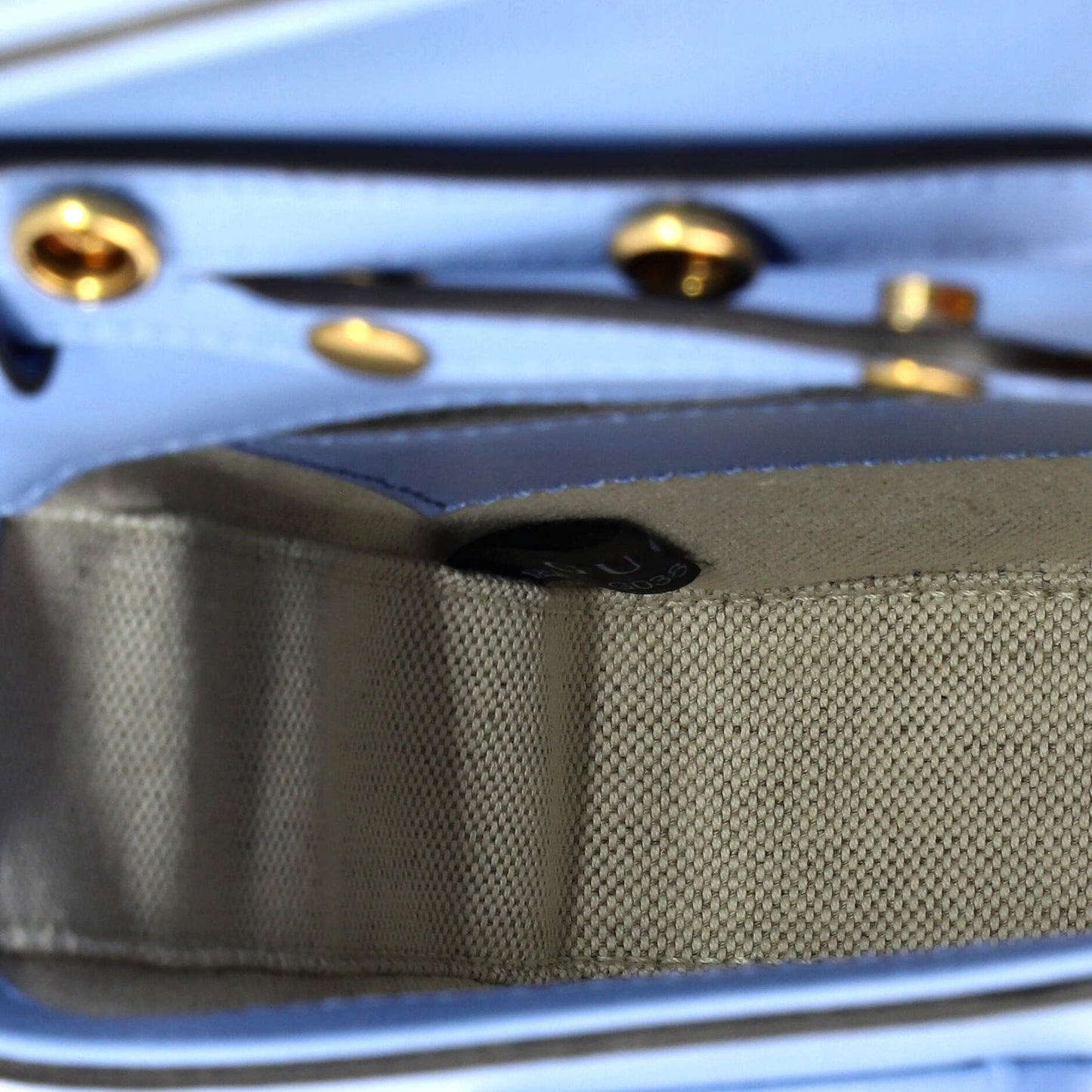 Bamboo Top Handle Backpack Leather Mini