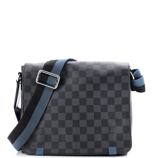 District NM Messenger Bag Damier Graphite PM