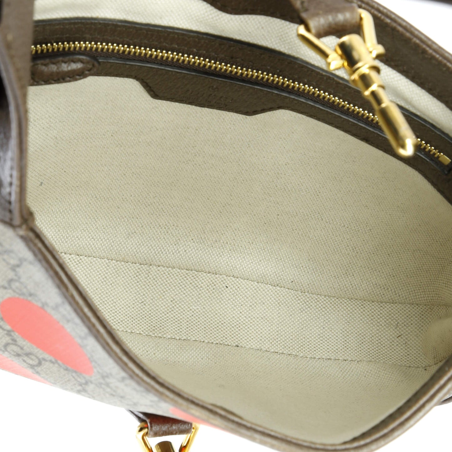 Jackie 1961 Hobo Studded Printed GG Coated Canvas Small