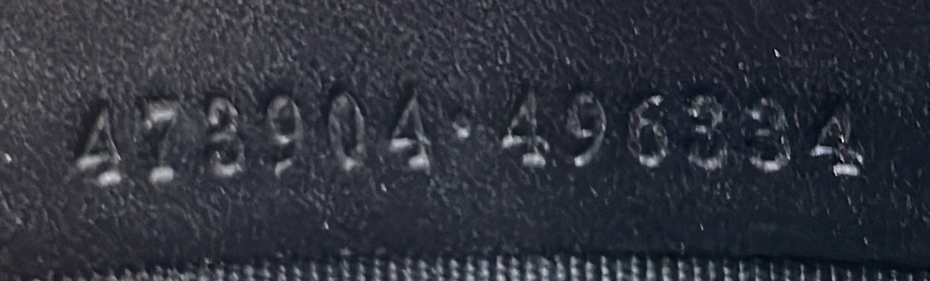 Zipped Pouch Angry Cat GG Coated Canvas Large