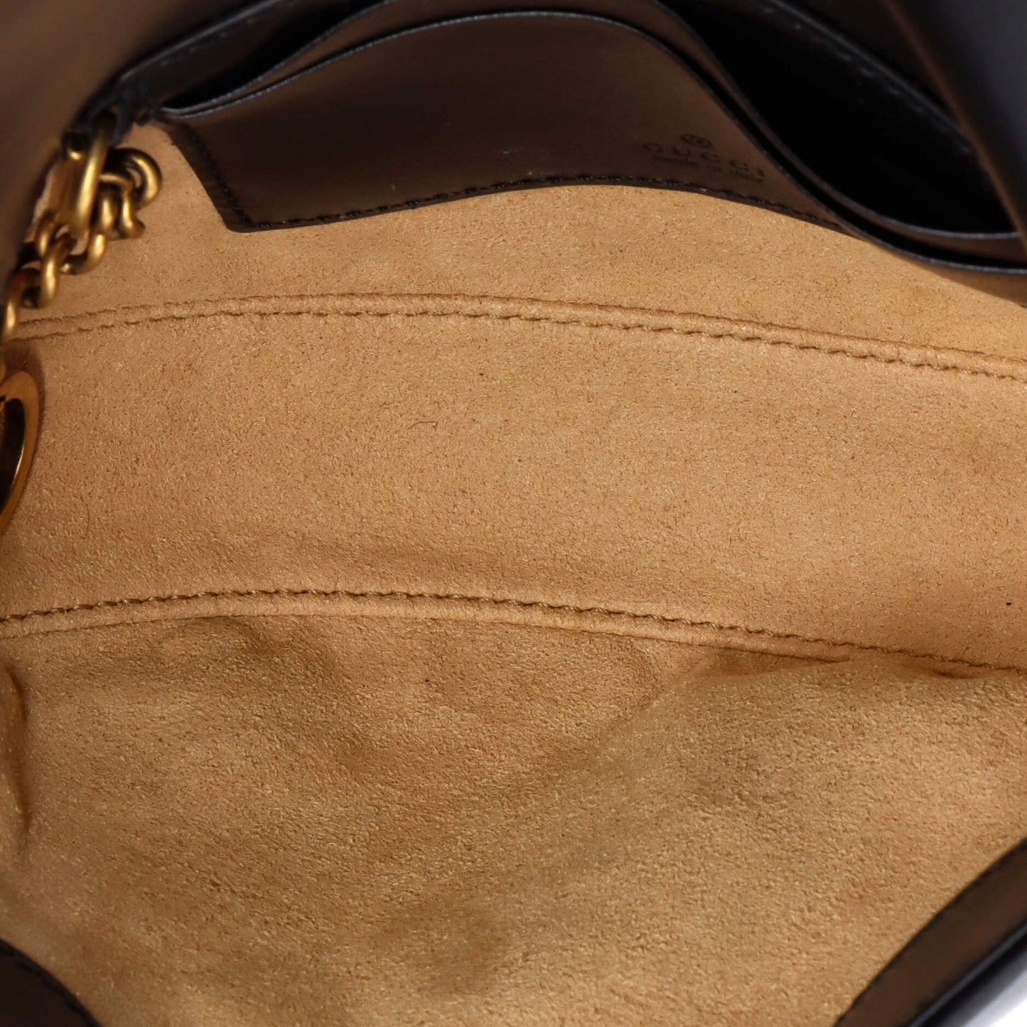 GG Marmont Half Moon Flap Crossbody Bag Matelasse Leather Mini