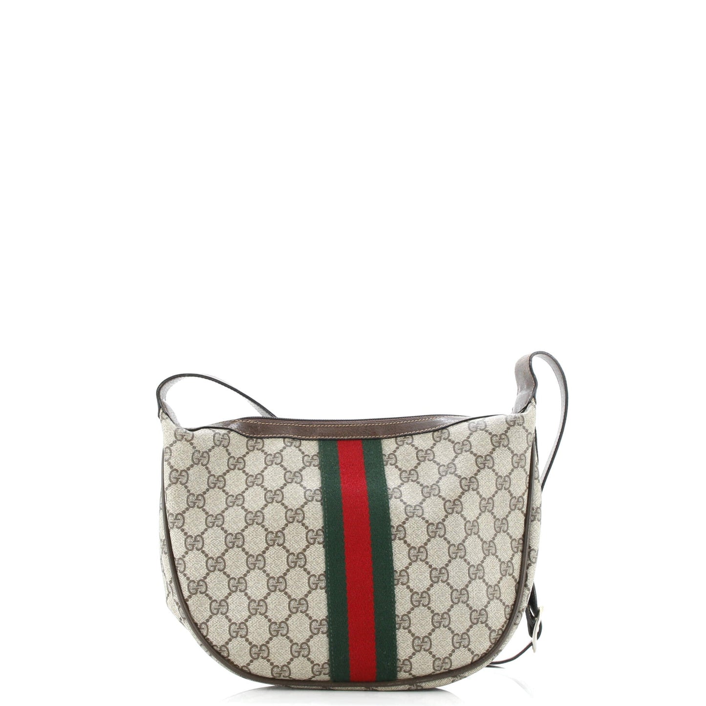 Ophidia Half Moon Hobo GG Coated Canvas Small