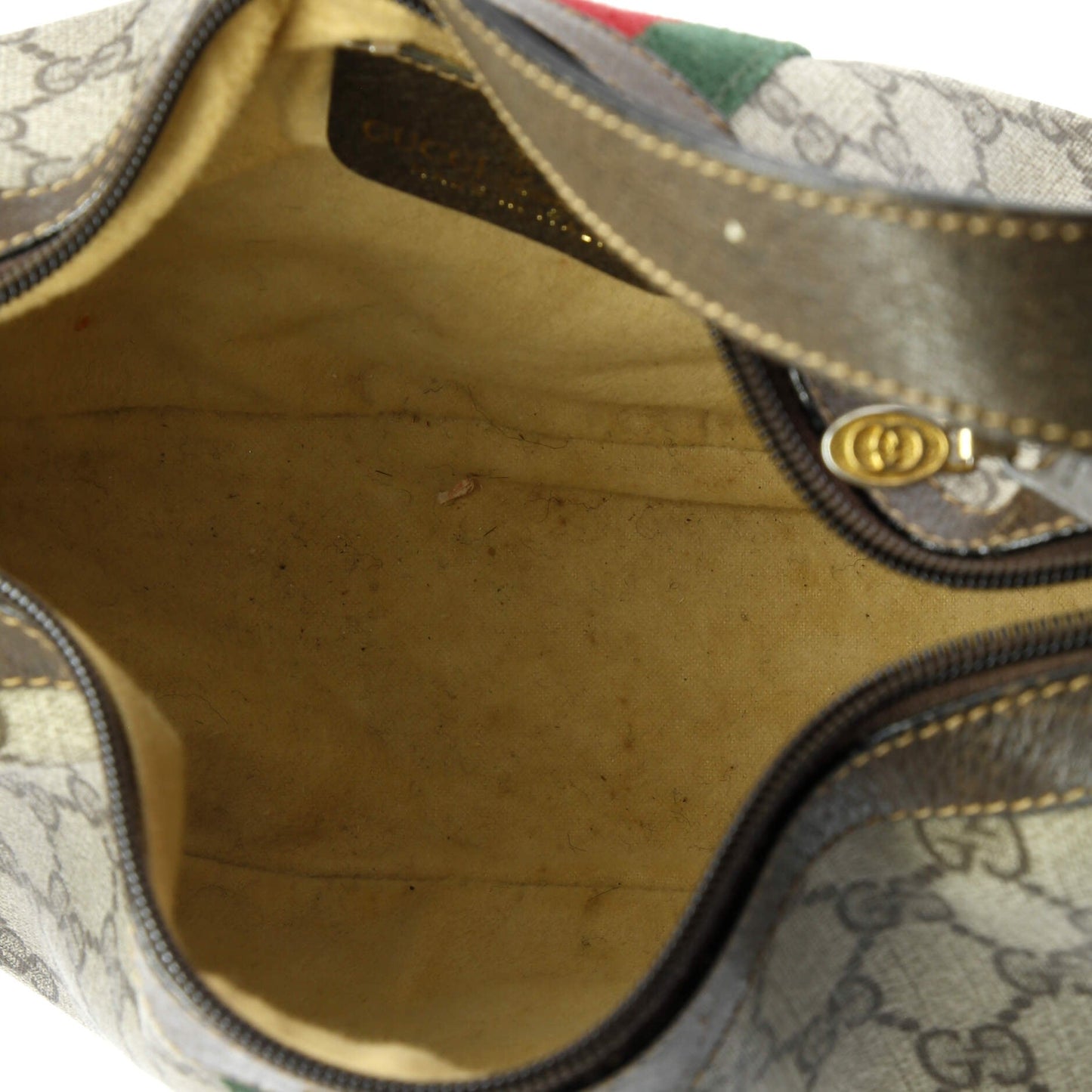 Ophidia Half Moon Hobo GG Coated Canvas Small