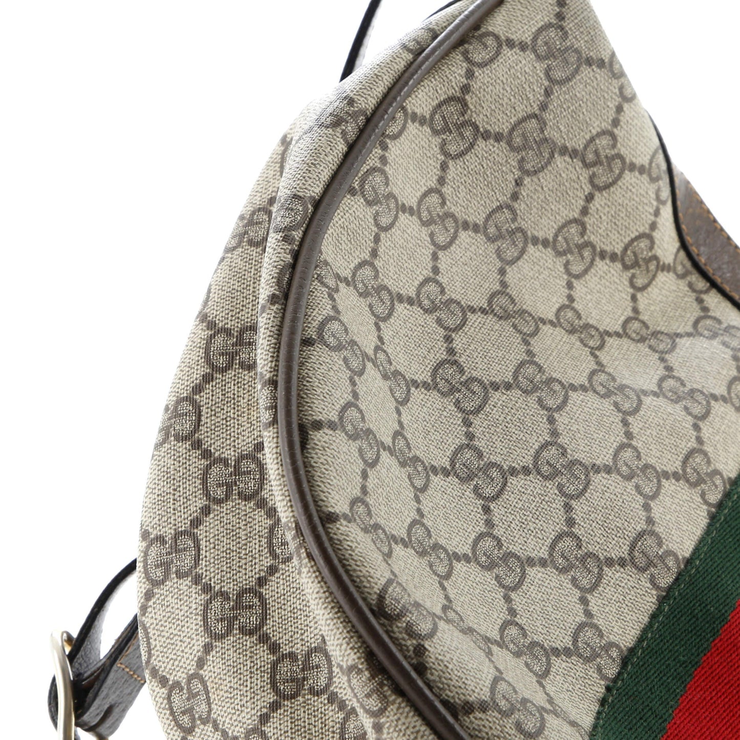 Ophidia Half Moon Hobo GG Coated Canvas Small