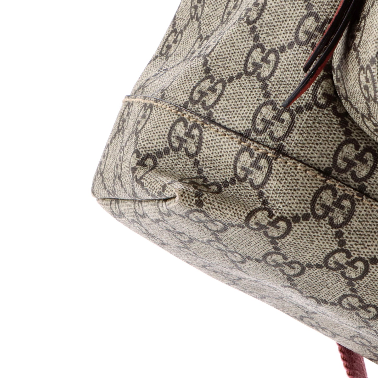 Buckle Backpack Blooms Print GG Coated Canvas Medium