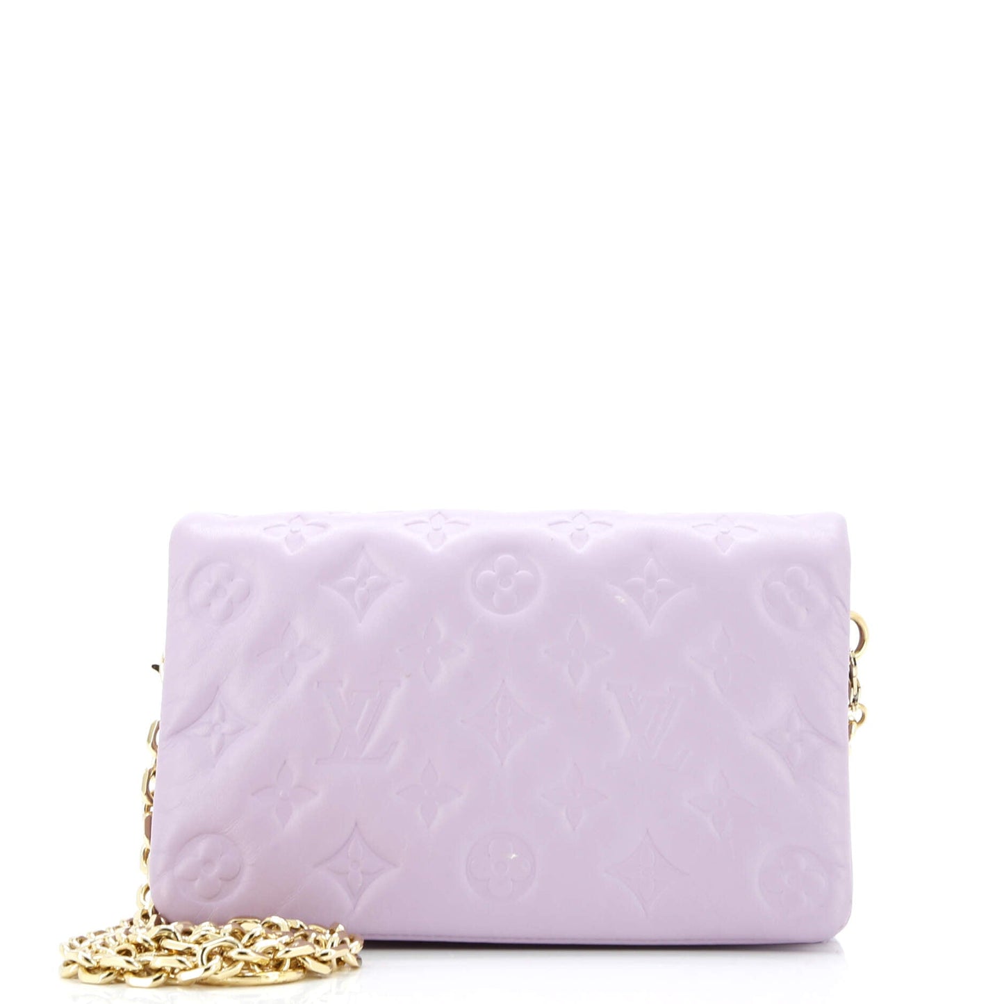 Coussin Pochette Monogram Embossed Lambskin