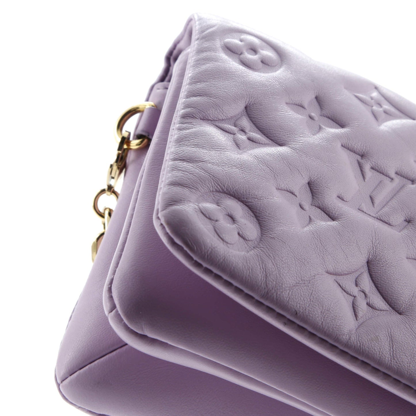 Coussin Pochette Monogram Embossed Lambskin