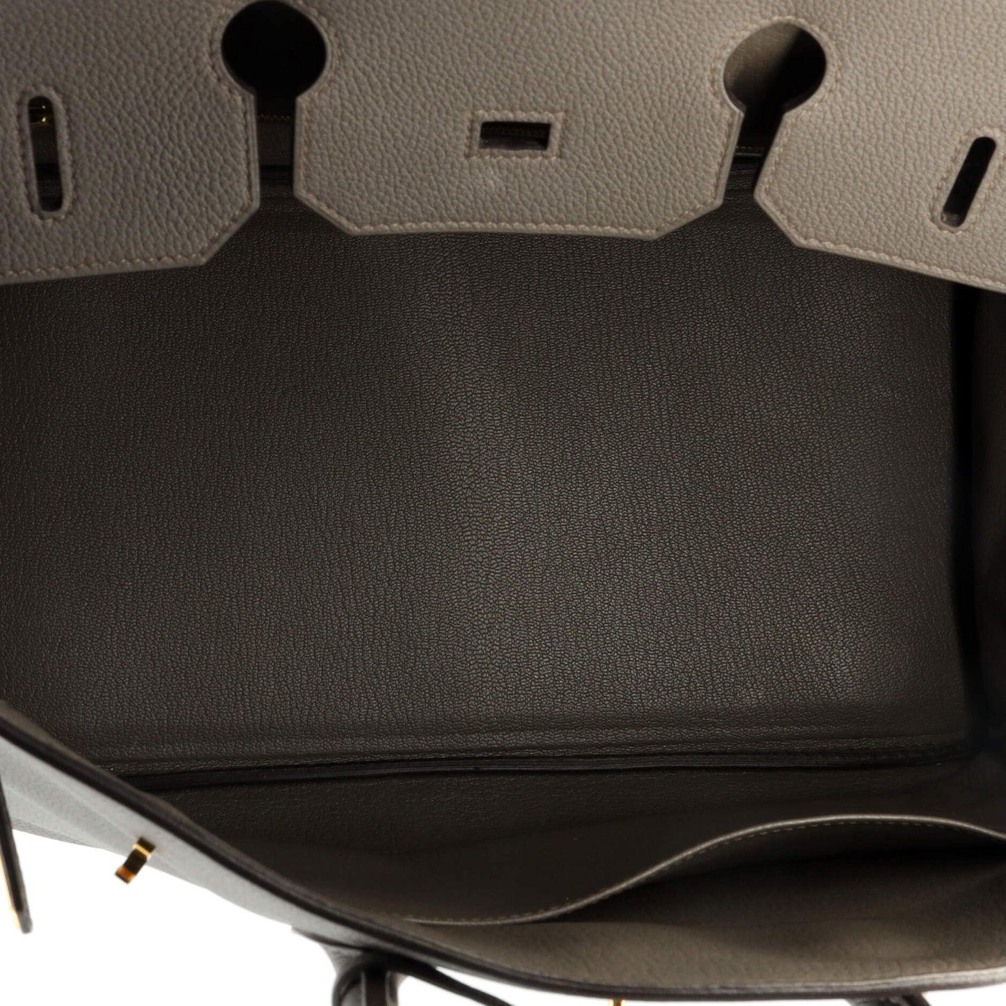 Birkin Handbag Grey Togo with Gold Hardware 35