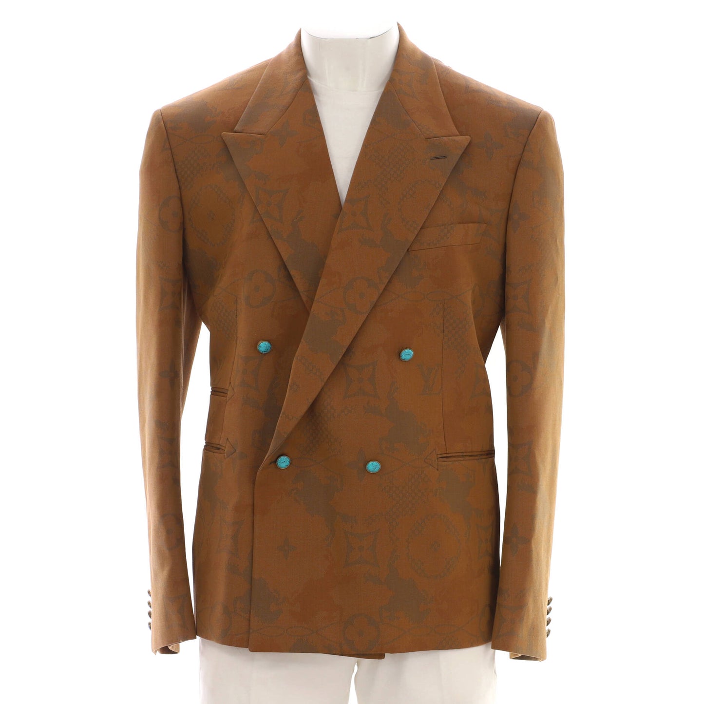 Geo Rodeo Double Breasted Jacket Wool Jacquard