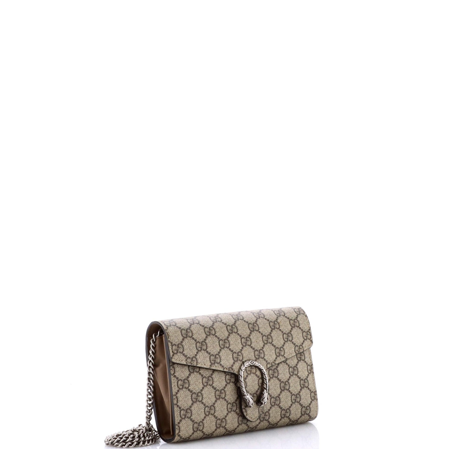 Dionysus Chain Wallet GG Coated Canvas Small