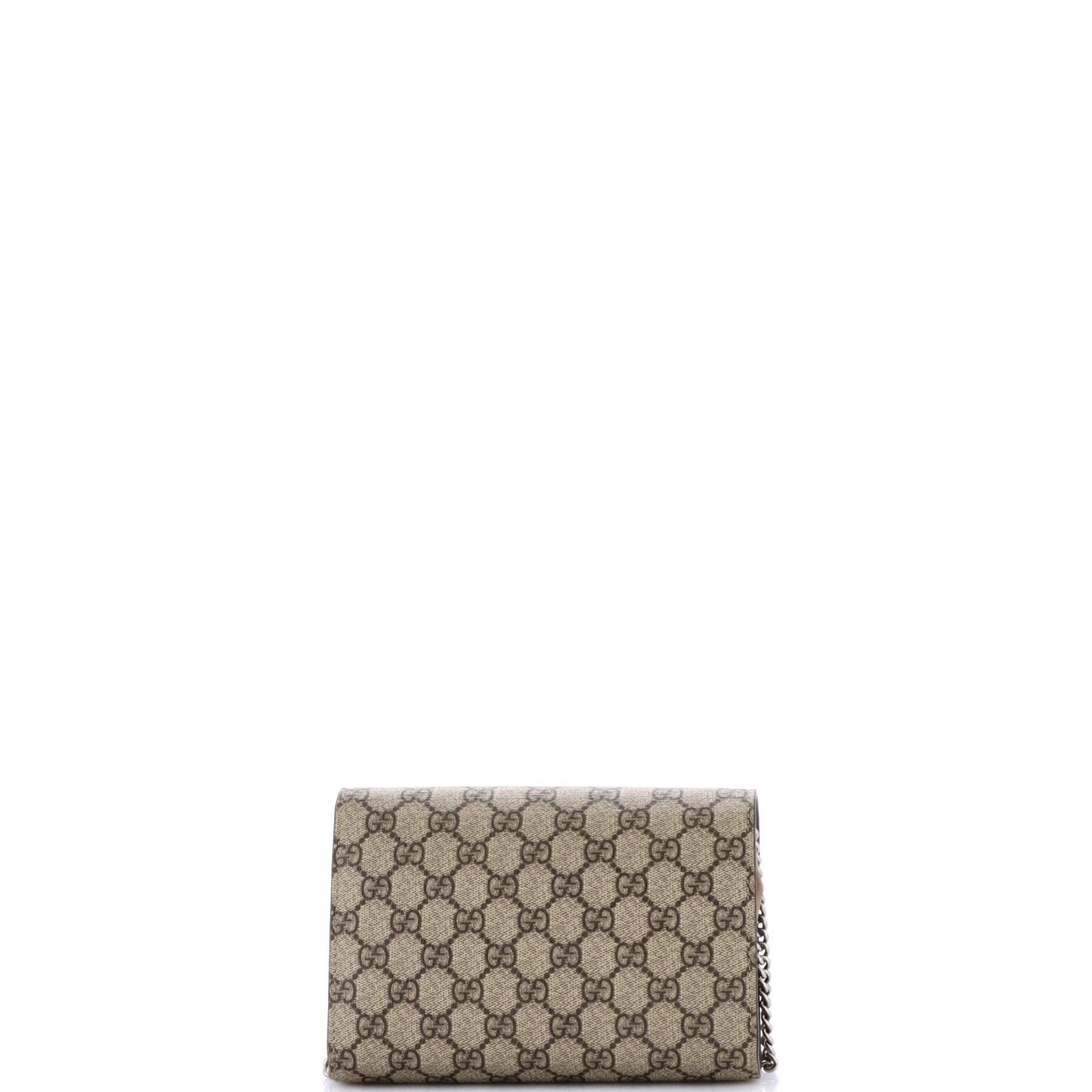 Dionysus Chain Wallet GG Coated Canvas Small