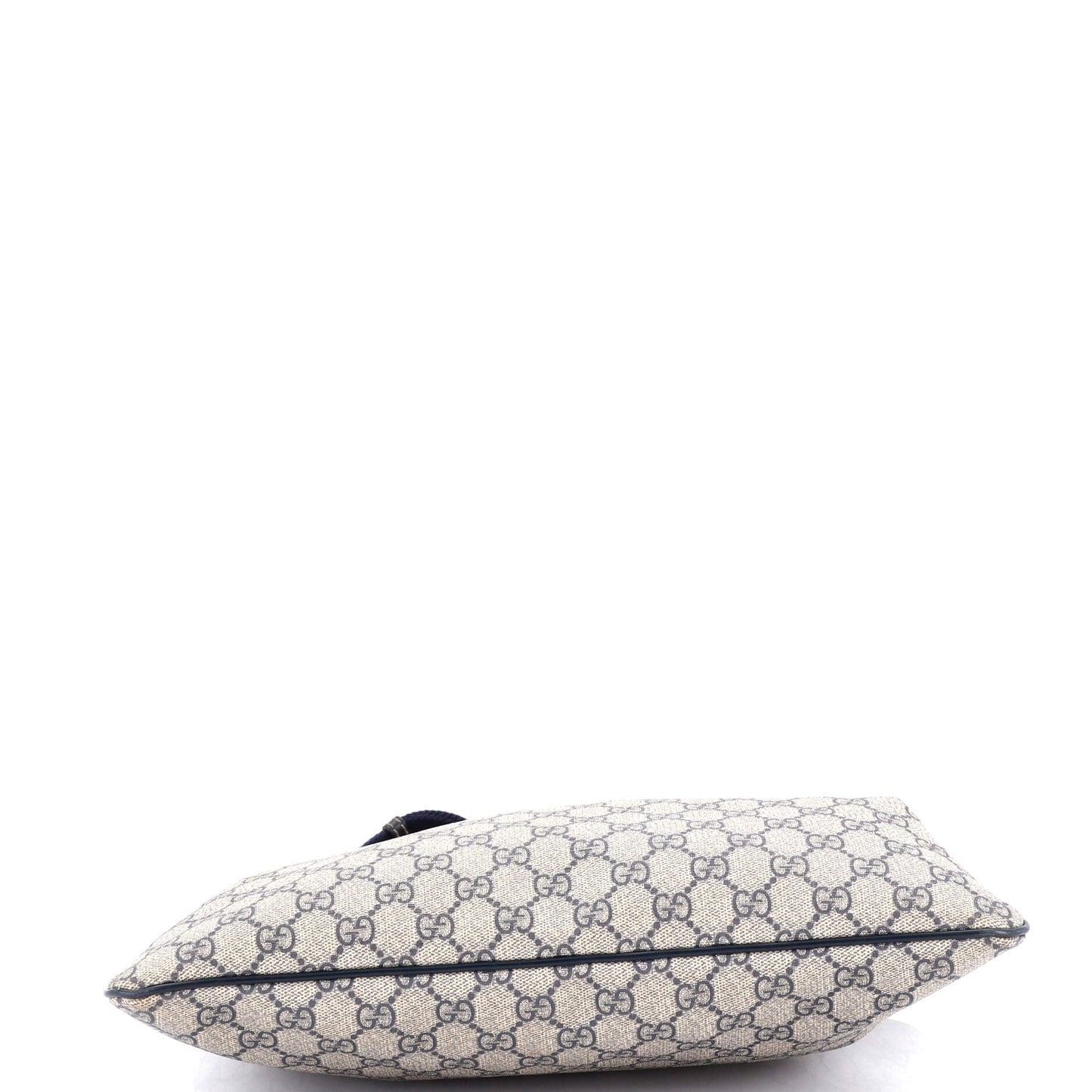 Zip Top Messenger Bag GG Coated Canvas Large