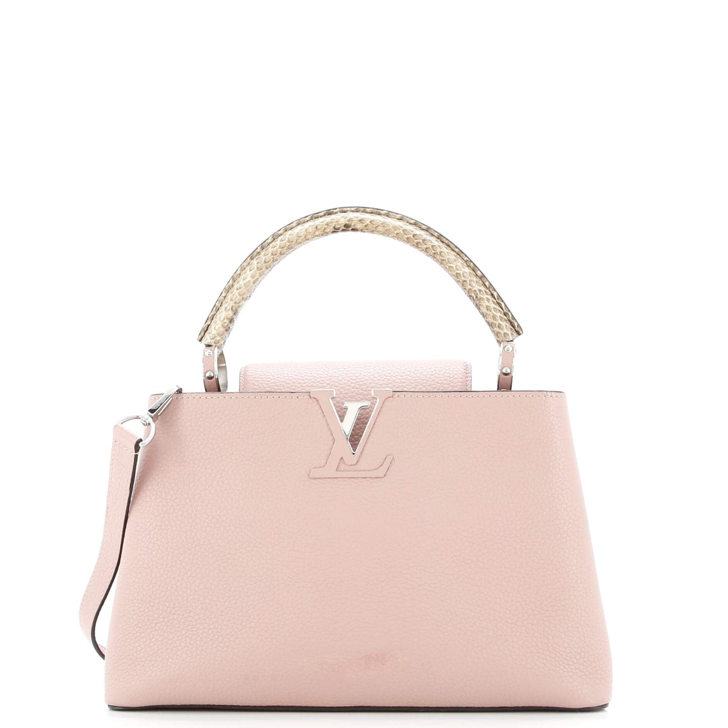 Capucines Bag Leather with Python PM